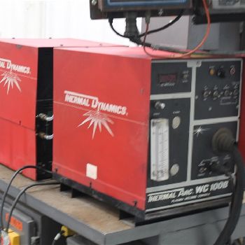 6’ x 4’CayugaJetline #M140401P, welding manipulator,34 IPM lift,pendant control,#62335