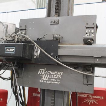 6’ x 4’CayugaJetline #M140401P, welding manipulator,34 IPM lift,pendant control,#62335