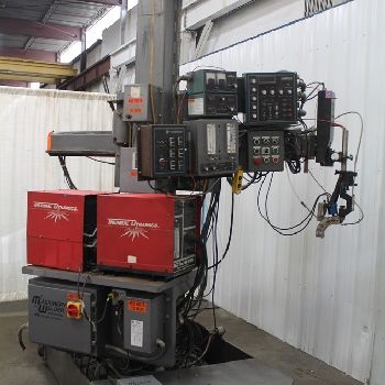 6’ x 4’CayugaJetline #M140401P, welding manipulator,34 IPM lift,pendant control,#62335