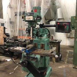 SWI #TRAK-KS-EDGE, 2-Axis CNC mill,10" x 50 table,3 HP,Prototrak EDGE CNC,Kurt vise,2003