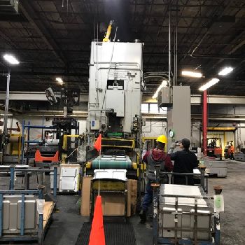 300 Ton,Verson#S2-300-120-54-T-PR, 12" str.,26 SH,20 spm,120 x 54 bed,A/C,#13805J