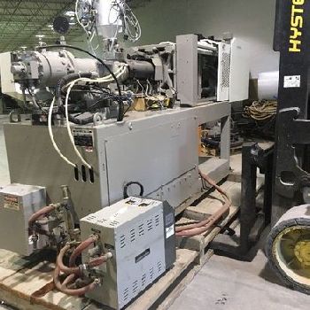 72 Ton, 2.33 oz.,Nissei#NS60-9A, injection molding machine,NC9000G control,2000