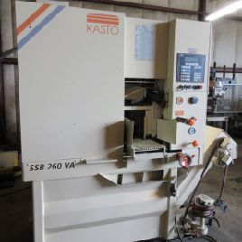 10 "x 10Kasto # SSB-260-VACC, hi-termeléses CNC fűrész, programozható, fészekkapocs, 1998