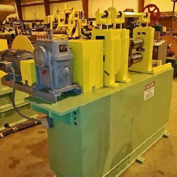 12" x 3.5Torrington, 5000 lb., 16 diameter drum w/20 pads on recoiler, #10480