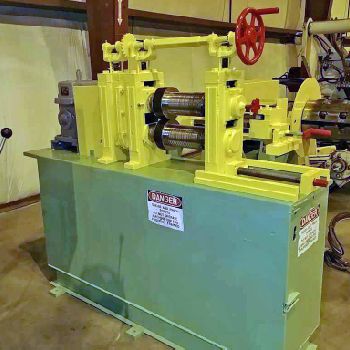 12" x 3.5Torrington, 5000 lb., 16 diameter drum w/20 pads on recoiler, #10480