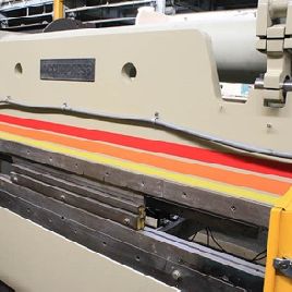 60 Ton,Accurpress#7608, hyd CNC brake,8’ OA,76" BH,8 str,14 open,Automec 2-Axis CNC ga,’99