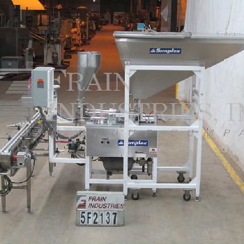 Simplex#AS200, twin piston filler, 5-15 cycles per minute