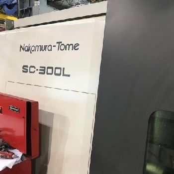 NakamuraTome #SC-300LY, Fanuc 21iTB,20" swing,29.3 centers,12 chuck,2.8 bar,tool eye,’12