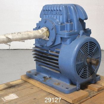 25.2 HP @ 640 RPM,Cleveland#215, Worm Gear Speed Reducer, 10:1 Ratio, #29127