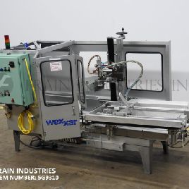 Wexxar#WFT, automatic, pin and dome, case erector, bottom taper rated from 5-15 cases per minute (2 available)