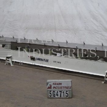 12" wide x 16.6’ long,MeyerVibraFlex #VF11-12-6, vibratory conveyor