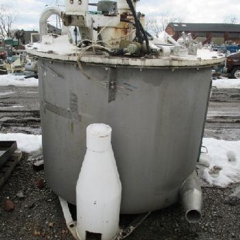 48" x 30Ketema#MARK-III, 316L Stainless Steel,perf.bskt,top load,bottom unload,single act.plow,85#/cu.ft. capacity s/n ##MZ56776,1992,#25368