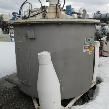 48" x 30Ketema#MARK-III, 316L Stainless Steel,perf.bskt,top load,bottom unload,single act.plow,85#/cu.ft. capacity s/n ##MZ56776,1992,#25368