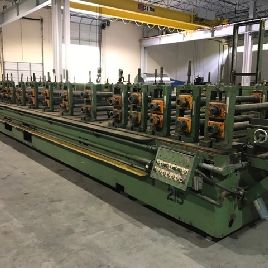 18 Stand,B &amp; K#2-1/2B, 3.25" spindle diameter, 6.5 -9.75 vertical adj., rollformer,1965,#10043