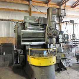 36 "Bullard # DYNATROL, mandril de 3 mordazas, cabezal de torreta de 5 posiciones, cabezal de 20 velocidades, 30 bajo riel, 12.7-468 RPM, # 28447