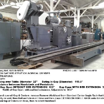 116" x 312NoRTON, 32 swing over ways, Solid State Drives