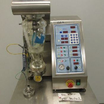 AeromaticMP-Micro fluid bed multi-processor, bench top desing, Stainless Steel, 2000, #30202