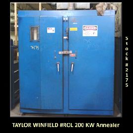 200 KWTaylor Winfield#ROL,inline tube annealer, carbon steel, 460 V.,#2175