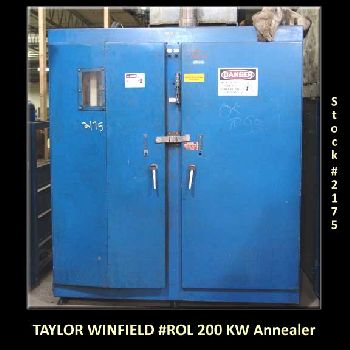 200 KWTaylor Winfield#ROL,inline tube annealer, carbon steel, 460 V.,#2175