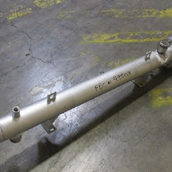 7.5 sq.ft., 100 psi shell, 100 psi tube,Allegheny Bradford,316 Stainless Steel U-Tube,300Â°F,1.5" tubes in/out,NB #414,1995,#49508 (3 available)
