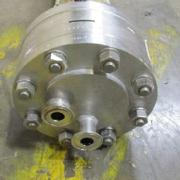 7.5 sq.ft., 100 psi shell, 100 psi tube,Allegheny Bradford,316 Stainless Steel U-Tube,300Â°F,1.5" tubes in/out,NB #414,1995,#49508 (3 available)