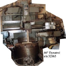 46 "Bullard # DYNATROL, cabeza de torreta, cabeza lateral, 313 RPM, 3 o 4 mordazas disponibles