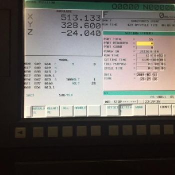 Doosan #MYNX-6500, 30 ATC,50" X,26 Y,25 Z,8k RPM,Fanuc i,chiller,boxway,’11/15 (3 available)