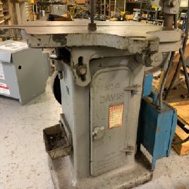 3/4"Davis#4, mechanical keyseater,1/16 -3/4 cutting capacity,15-1/4 throat,8 max hght