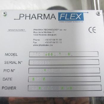 Pharma Technology Pharma Flex #PF1500, deduster, #2770-5