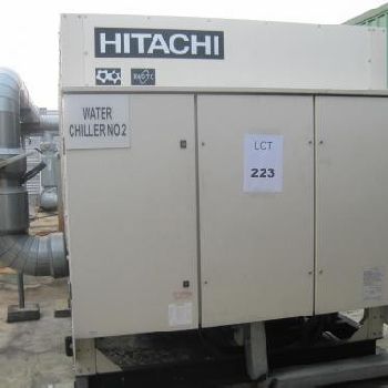 103 Ton, Hitachi " H Series #RCUG150AHYZ1, Chiller, Air Cooled, R407C refrigerant, 380/415 V., 2011, #207-1