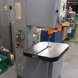 18"Grob#4V-18, vert band saw,24 x 28 table,12 DL,40 table ht,40-5000 FPM,s/n 2020