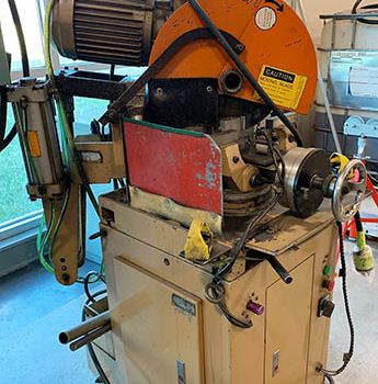 14"Kalamazoo#FHC-350SA, semi-automatic, auto head feed &amp; vise, coolant, 2007