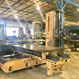 Giddings & amp; Lewis # 350T de 5 ", tipo de mesa HBM, mesa ranurada en T 60 x 120, carreteras, 25 HP, 1955