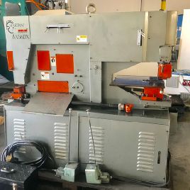 5" x 5 x 1/2 MarvelSpartan #IW66DX, 66 ton,20 thrt,dual controls,flat,angle,punch,’08