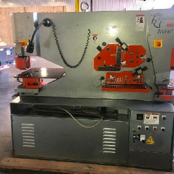 5" x 5 x 1/2 MarvelSpartan #IW66DX, 66 ton,20 thrt,dual controls,flat,angle,punch,’08