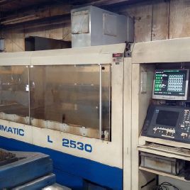 Trumpf # L2530, 3000 Вт, 96 "X, 48 Y, Siemens 840D с ЧПУ, устройство смены поддонов, 2000, # 29801