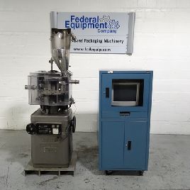 6,5 toneladas, Manesty # BETA, 16 estaciones, guías de punzonado superior con llave, lado lateral, alimentador, 5/8 pulg. De pestaña máxima, hasta 1500 pestañas / min, panel de control, # 46120