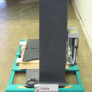 Wulftec#WSML-150-S, semi-automatic, low-level, stretch wrapper, 25-35 pallets per hour