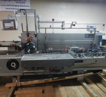 Iwka#CPS-R, Cartopack, cont.motion horiz, to 300 cpm,adj. 3-chain mach.on 6" centers, 460 V., 1998, #43908
