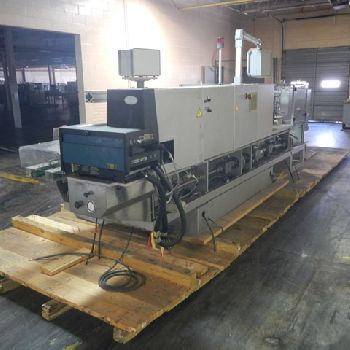 Iwka#CPS-R, Cartopack, cont.motion horiz, to 300 cpm,adj. 3-chain mach.on 6" centers, 460 V., 1998, #43908