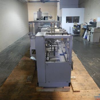 Iwka#CPS-R, Cartopack, cont.motion horiz, to 300 cpm,adj. 3-chain mach.on 6" centers, 460 V., 1998, #43908