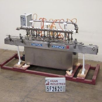 Simplex#400A, inline, 12 head, pressure filler, all Stainless Steel contact parts