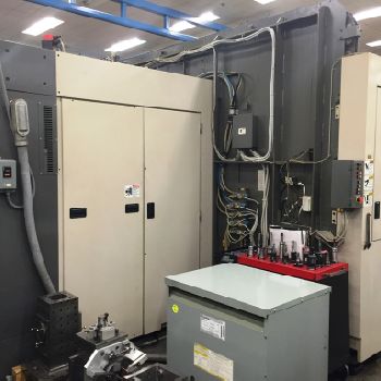 Toyoda#FA-450II, Fanuc 15MB,(2)17.72" pllts,23.6 X,23.6 Y,23.6 Z,14k RPM,200 ATC,â€™98