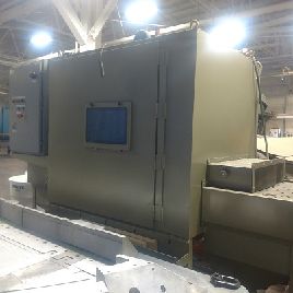 ClemcoGrit Blast, 5’ x 4’ x 7’ blast booth cabinet inside, brand new