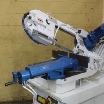 5-1/8" x 12FMBPegasus #OMEGADouble Mitre Pro-DM, semi-auto band saw,2001,#70935