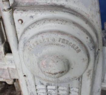 Kearney &amp; Trecker#2K, horiz mill,12" x 56 table,15-1500 RPM,5 HP,arbor &amp; support,#8511HP