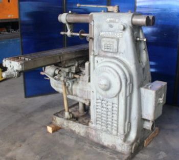 Kearney &amp; Trecker#2K, horiz mill,12" x 56 table,15-1500 RPM,5 HP,arbor &amp; support,#8511HP