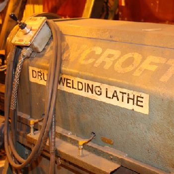 Bancroftdual head drum welding lathe, 600 Idelarc DC-600, #68342