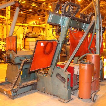 Bancroftdual head drum welding lathe, 600 Idelarc DC-600, #68342