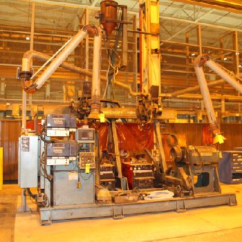 Bancroftdual head drum welding lathe, 600 Idelarc DC-600, #68342